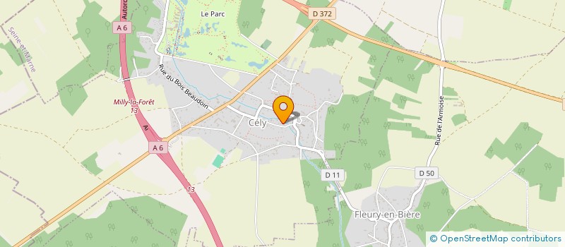 localisation de l'entreprise PODOSTEO  CELY