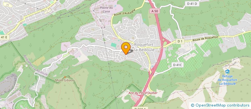 localisation de l'entreprise PODOWAS  ROQUEFORT-LA-BEDOULE