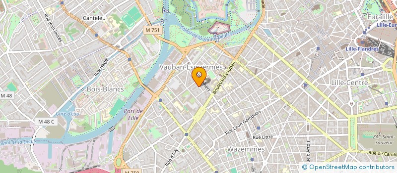 localisation de l'entreprise PODRAZA- RIDEZ à LILLE