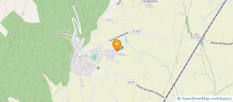 localisation de l'entreprise PODY CONCEPT à MARSANNE