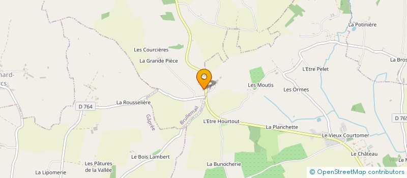 localisation de l'entreprise PODYMA à BRULLEMAIL