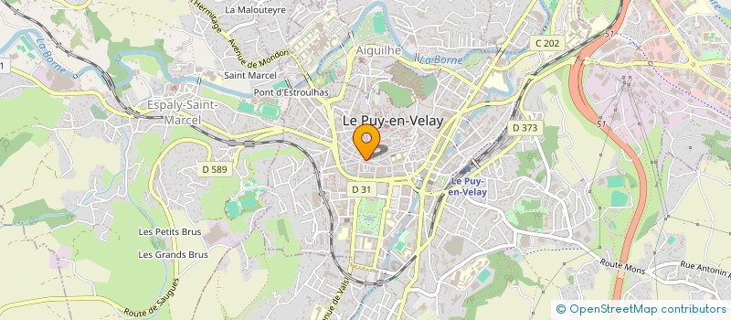 localisation de l'entreprise POE  LE PUY-EN-VELAY