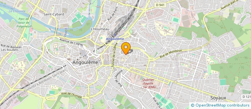 localisation de l'entreprise POE RAVA à ANGOULEME