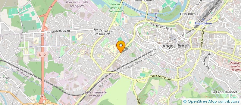 localisation de l'entreprise POELE CHARENTE MARITIME à ANGOULEME