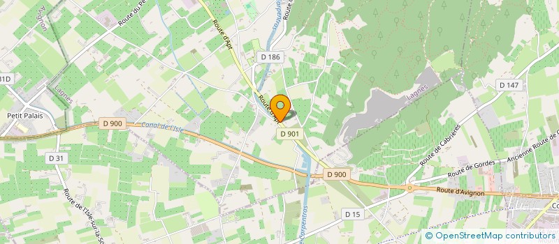 localisation de l'entreprise POELE DEPOT  SORGUES