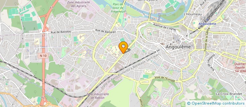 localisation de l'entreprise POELE VIENNE à ANGOULEME