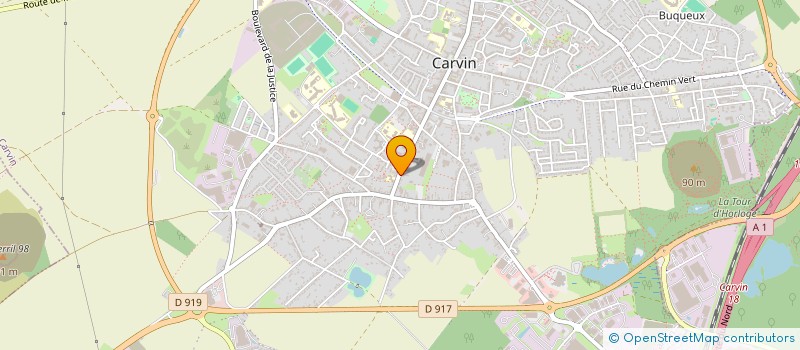 localisation de l'entreprise POELERIE DES HAUTS DE FRANCE à CARVIN