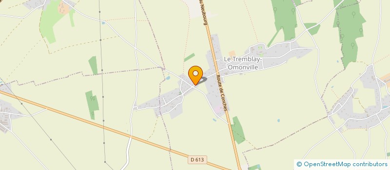 localisation de l'entreprise POELES CHEMINEES RAMONAGE NORMANDIE  CRIQUEBEUF-LA-CAMPAGNE