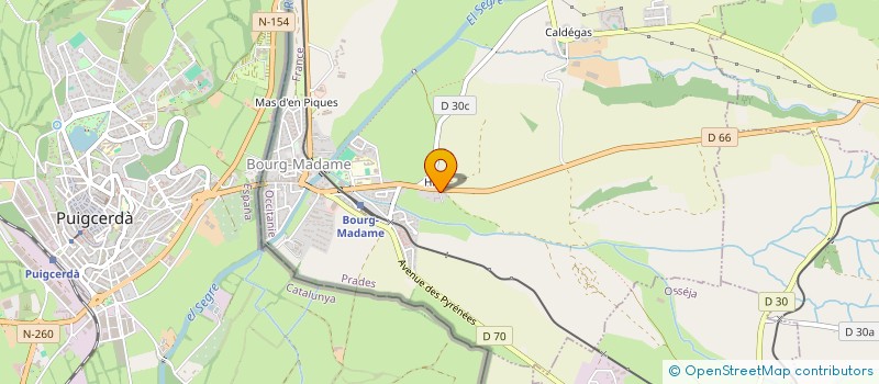 localisation de l'entreprise POELES ET GRANULES CERDANS  BOURG-MADAME