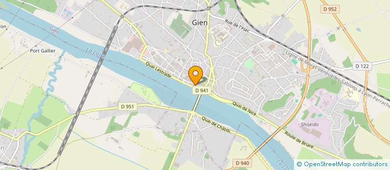 localisation de l'entreprise POELONS ET CASSOLETTES à GIEN