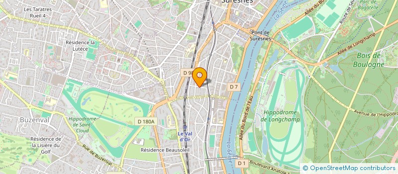 localisation de l'entreprise POEM à SURESNES