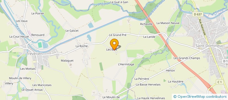 localisation de l'entreprise POEM  TREVERIEN