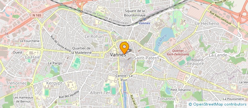 localisation de l'entreprise POENT EO à VANNES