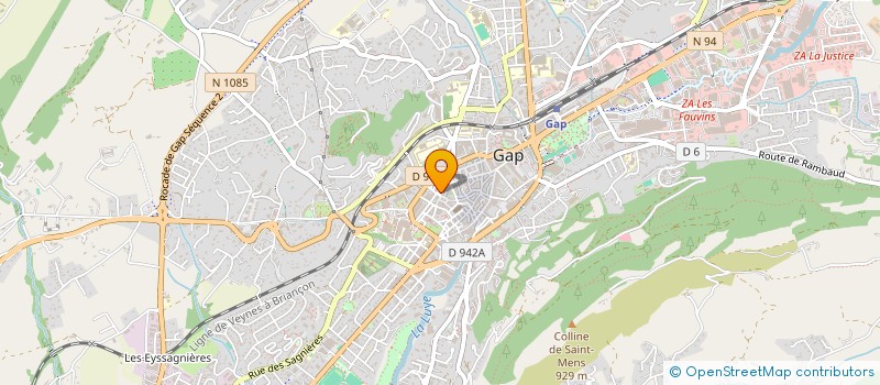 localisation de l'entreprise POESIE ET THEATRE  GAP