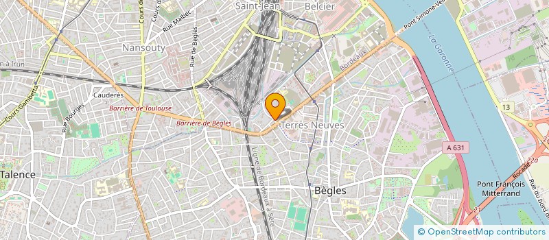 localisation de l'entreprise POESIE-NIGG à BORDEAUX