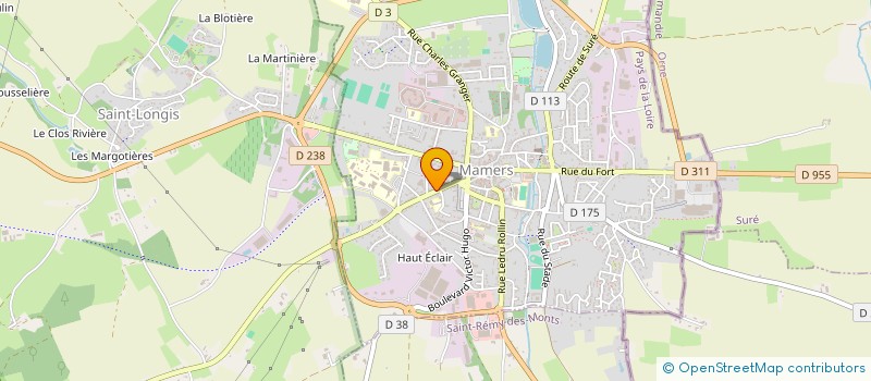 localisation de l'entreprise POESIE SOMBRE  MAMERS