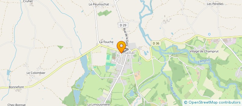 localisation de l'entreprise POESIMAGE à CHAILLAC