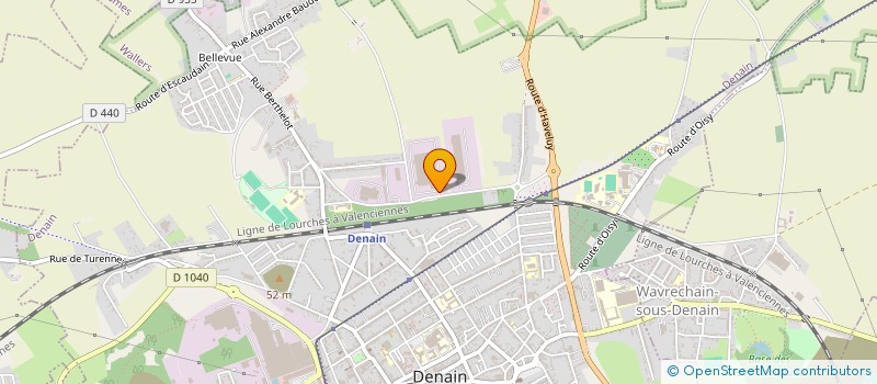 localisation de l'entreprise POESSIA à DENAIN