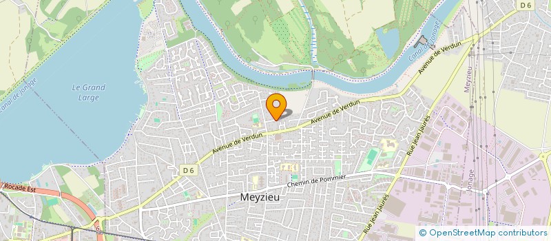 localisation de l'entreprise POET 2  MEYZIEU