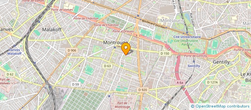 localisation de l'entreprise POETES SANS FRONTIERE à MONTROUGE