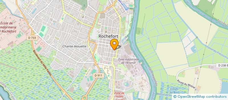 localisation de l'entreprise POETIK FILM 17  LA ROCHELLE