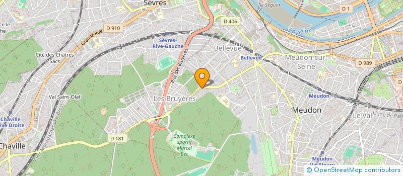 localisation de l'entreprise POETRY WANTED à MEUDON