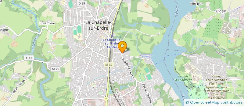 localisation de l'entreprise POFA IMMO  LA CHAPELLE-SUR-ERDRE