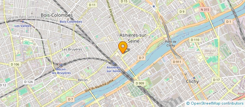 localisation de l'entreprise POFIOUSE à ASNIERES-SUR-SEINE