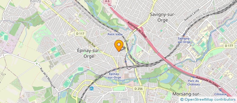 localisation de l'entreprise POFRABAT à EPINAY-SUR-ORGE