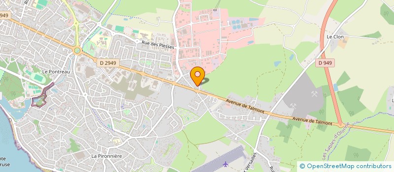 localisation de l'entreprise POG à LES SABLES D'OLONNE