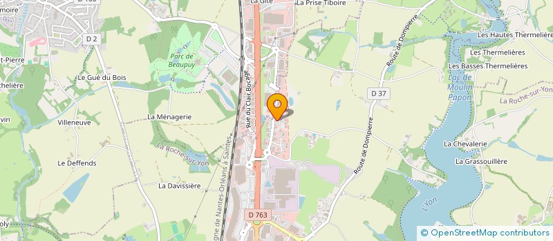localisation de l'entreprise POG&M2C à LA ROCHE-SUR-YON