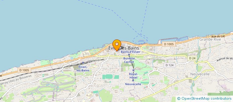 localisation de l'entreprise POGA BARBER HOUSE DURIM à EVIAN-LES-BAINS