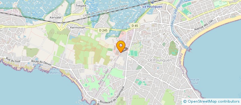localisation de l'entreprise POGAGNA  BATZ-SUR-MER