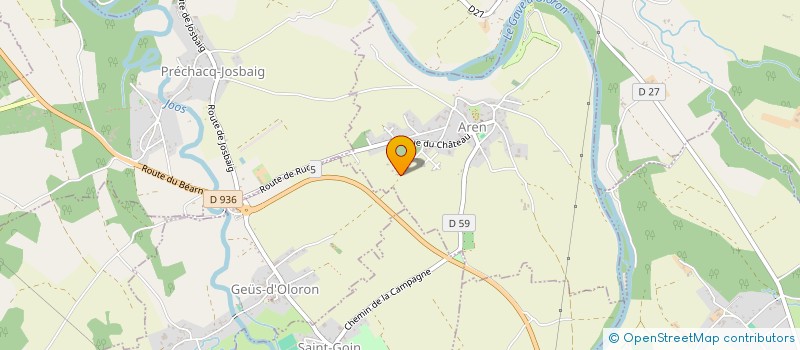 localisation de l'entreprise POGEME  OLORON-SAINTE-MARIE