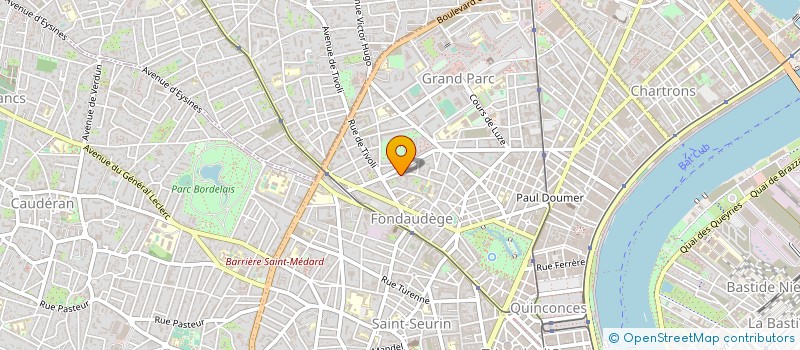 localisation de l'entreprise POGGI AGENCE D'ARCHITECTURE à BORDEAUX