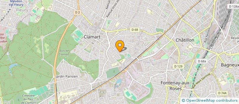 localisation de l'entreprise POGGIMMO à CLAMART