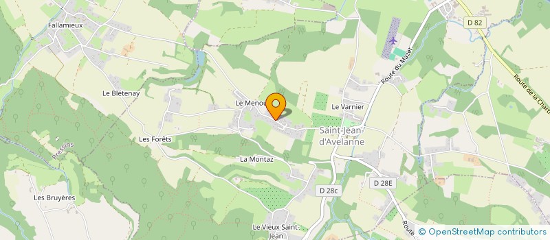 localisation de l'entreprise POGGIO COMPAGNIE  SAINT-JEAN-D'AVELANNE