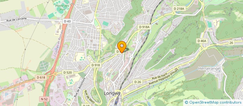 localisation de l'entreprise POGORZEL.SCI à LONGWY