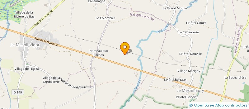 localisation de l'entreprise POGTIE  LE MESNIL-AMEY