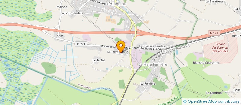 localisation de l'entreprise POHARDY à PRINQUIAU
