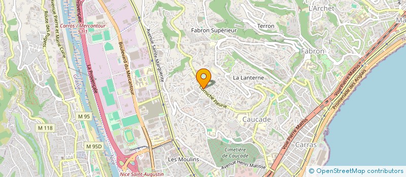 localisation de l'entreprise POHESIA à NICE