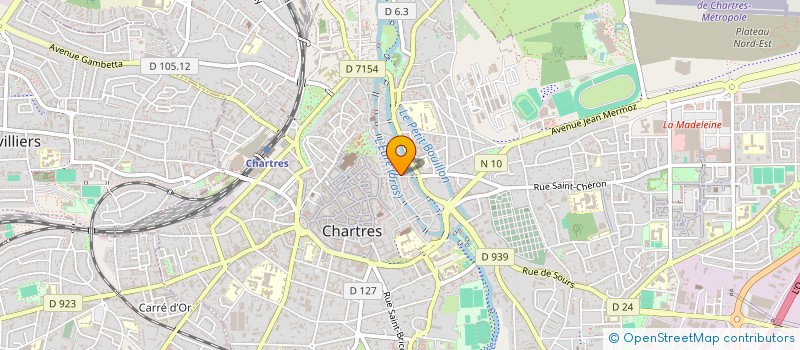 localisation de l'entreprise POHU-CIRON à CHARTRES