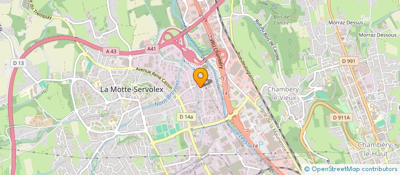 localisation de l'entreprise POIANA  LA MOTTE-SERVOLEX