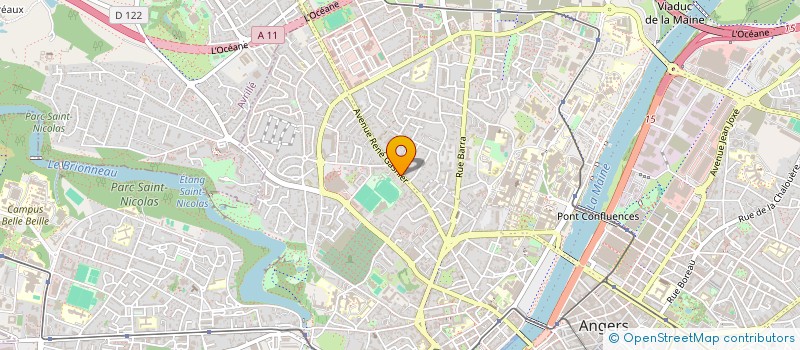 localisation de l'entreprise POID'IMMO à ANGERS