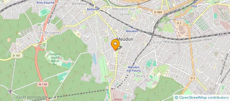 localisation de l'entreprise POIDATZ KER FABEC  MEUDON