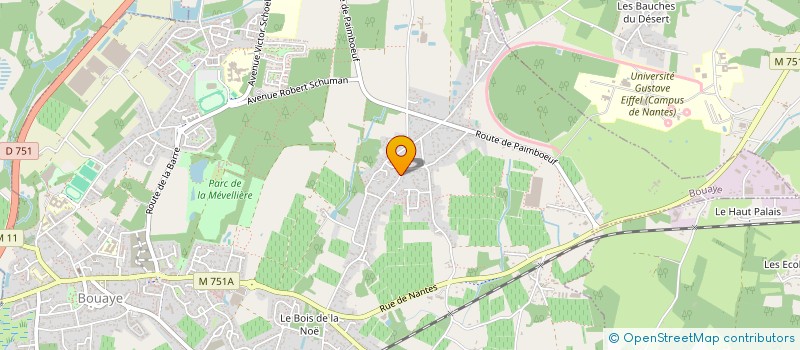 localisation de l'entreprise POIDEVIN LEVAGE à BOUAYE