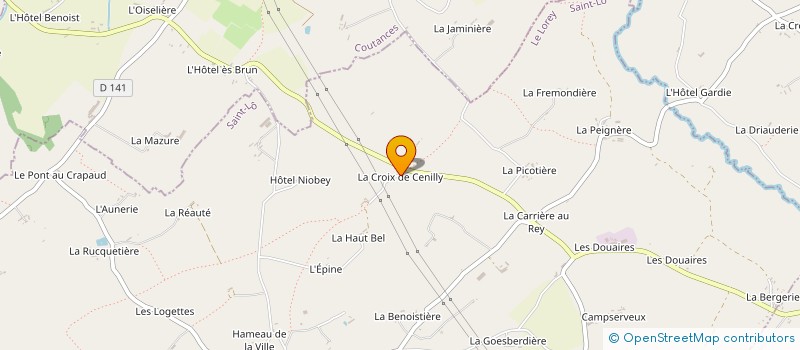 localisation de l'entreprise POIDEVIN-MARONI  LE LOREY