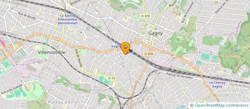 localisation de l'entreprise POIDS DE FORME  GAGNY
