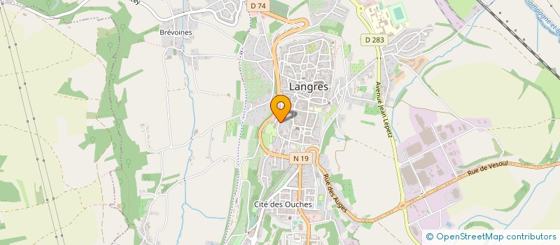 localisation de l'entreprise POIDS FORME à LANGRES