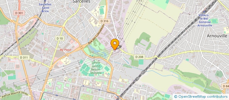 localisation de l'entreprise POIDS LOURDS à SARCELLES